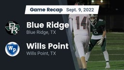 Recap: Blue Ridge  vs. Wills Point  2022