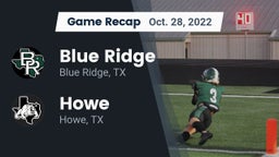 Recap: Blue Ridge  vs. Howe  2022