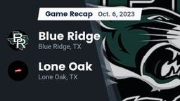 Recap: Blue Ridge  vs. Lone Oak  2023