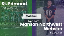 Matchup: St. Edmond vs. Manson Northwest Webster  2017