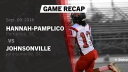 Recap: Hannah-Pamplico  vs. Johnsonville  2016