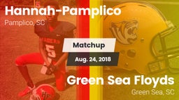 Matchup: Hannah-Pamplico vs. Green Sea Floyds  2018