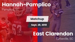 Matchup: Hannah-Pamplico vs. East Clarendon  2018
