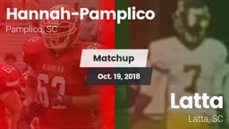 Matchup: Hannah-Pamplico vs. Latta  2018