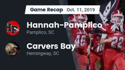 Recap: Hannah-Pamplico  vs. Carvers Bay  2019
