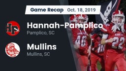Recap: Hannah-Pamplico  vs. Mullins  2019