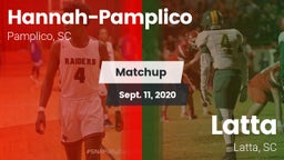 Matchup: Hannah-Pamplico vs. Latta  2020