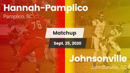 Matchup: Hannah-Pamplico vs. Johnsonville  2020