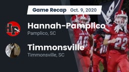 Recap: Hannah-Pamplico  vs. Timmonsville  2020