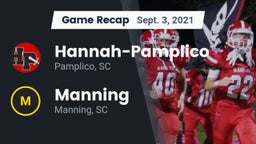Recap: Hannah-Pamplico  vs. Manning  2021