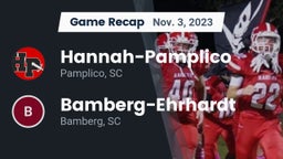 Recap: Hannah-Pamplico  vs. Bamberg-Ehrhardt  2023