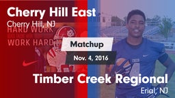 Matchup: Cherry Hill East vs. Timber Creek Regional  2016