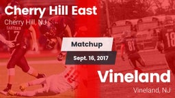 Matchup: Cherry Hill East vs. Vineland  2017
