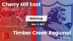 Matchup: Cherry Hill East vs. Timber Creek Regional  2017