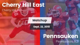 Matchup: Cherry Hill East vs. Pennsauken  2018