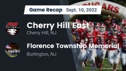 Recap: Cherry Hill East  vs. Florence Township Memorial  2022