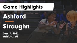 Ashford  vs Straughn  Game Highlights - Jan. 7, 2022