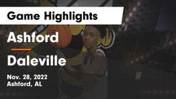 Ashford  vs Daleville  Game Highlights - Nov. 28, 2022