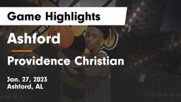 Ashford  vs Providence Christian  Game Highlights - Jan. 27, 2023