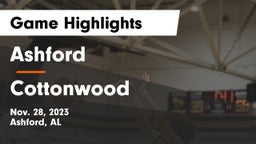 Ashford  vs Cottonwood  Game Highlights - Nov. 28, 2023