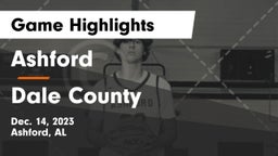 Ashford  vs Dale County  Game Highlights - Dec. 14, 2023