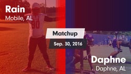 Matchup: Rain vs. Daphne  2016