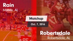 Matchup: Rain vs. Robertsdale  2016