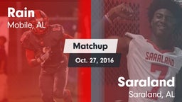 Matchup: Rain vs. Saraland  2016
