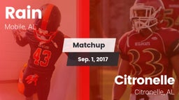 Matchup: Rain vs. Citronelle  2017