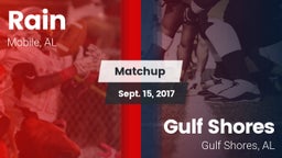 Matchup: Rain vs. Gulf Shores  2017