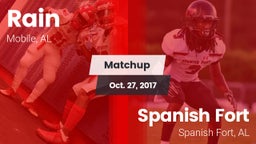 Matchup: Rain vs. Spanish Fort  2017