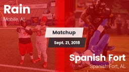 Matchup: Rain vs. Spanish Fort  2018