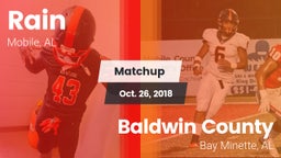Matchup: Rain vs. Baldwin County  2018
