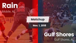Matchup: Rain vs. Gulf Shores  2018