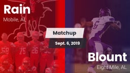 Matchup: Rain vs. Blount  2019