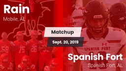 Matchup: Rain vs. Spanish Fort  2019