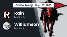 Recap: Rain  vs. Williamson  2019