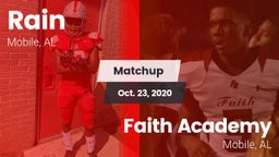 Matchup: Rain vs. Faith Academy  2020