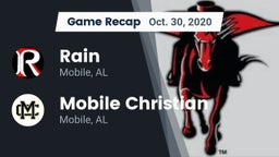 Recap: Rain  vs. Mobile Christian  2020