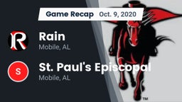 Recap: Rain  vs. St. Paul's Episcopal  2020