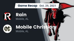 Recap: Rain  vs. Mobile Christian  2021