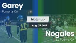 Matchup: Garey vs. Nogales  2017