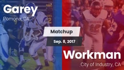 Matchup: Garey vs. Workman  2017