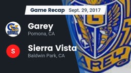 Recap: Garey  vs. Sierra Vista  2017