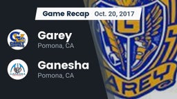 Recap: Garey  vs. Ganesha  2017