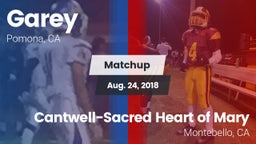 Matchup: Garey vs. Cantwell-Sacred Heart of Mary  2018