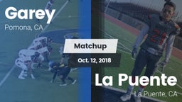 Matchup: Garey vs. La Puente  2018