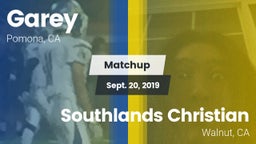 Matchup: Garey vs. Southlands Christian  2019