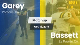 Matchup: Garey vs. Bassett  2019