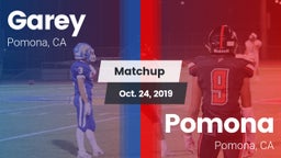 Matchup: Garey vs. Pomona  2019